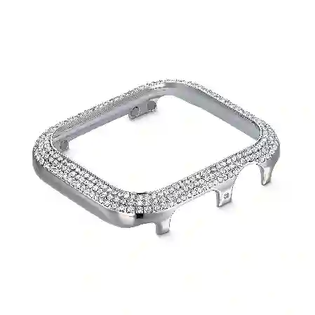 Resim Sparkling Kılıf, Apple Watch® Series 4 ve 5 ile uyumlu, 40 mm, Gümüş Rengi