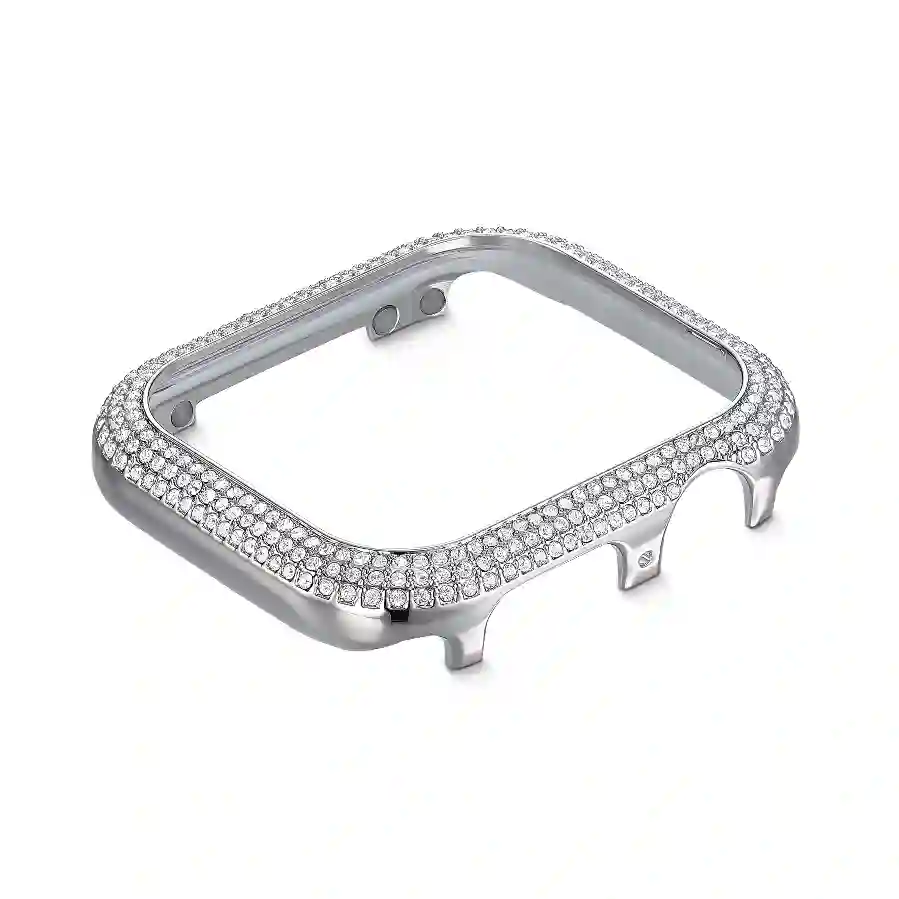 Resim Sparkling Kılıf, Apple Watch® Series 4 ve 5 ile uyumlu, 40 mm, Gümüş Rengi