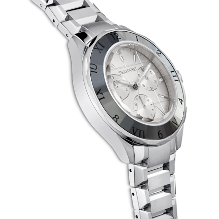 Resim Saat, 39 mm, İsviçre Üretimi, Metal bileklik, Gümüş Rengi, Paslanmaz çelik