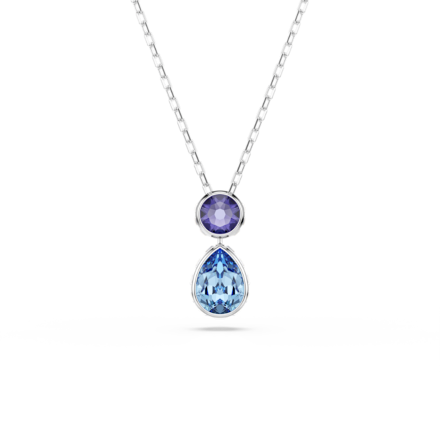 Resim Chroma Kolye, Karışık kesimler, Çok renkli, Rodyum kaplama