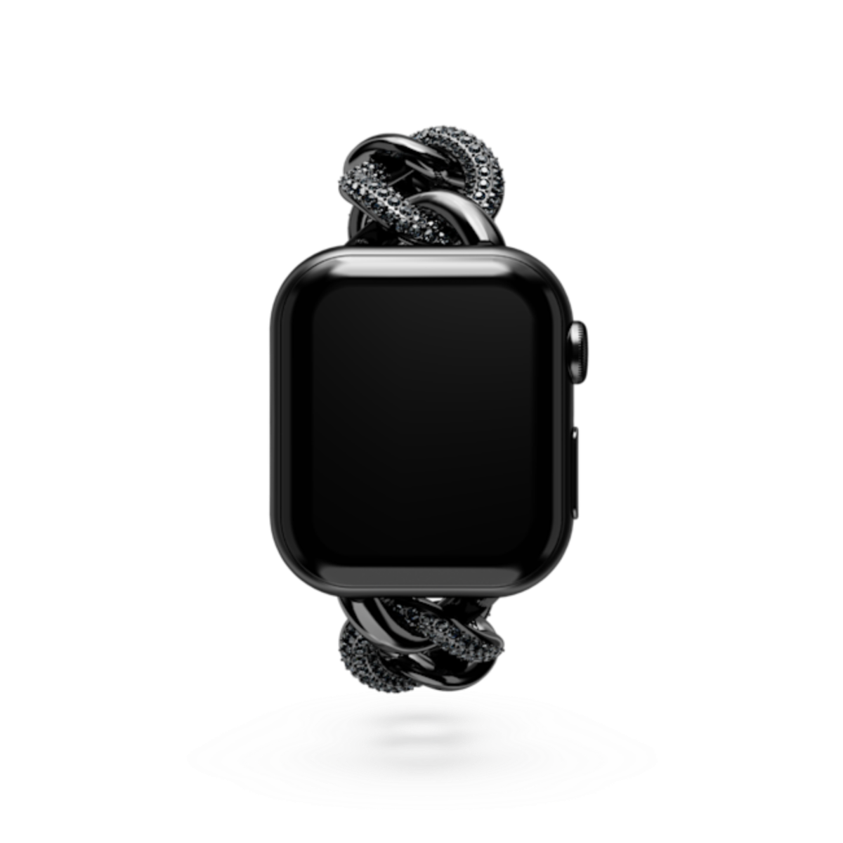 Resim Sparkling Zincir kordon, Apple Watch® 40 mm ve 41 mm ile uyumlu, Siyah, Siyah yüzey