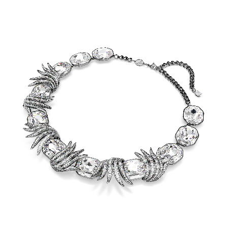 Resim The Vienna Collection Kolye, Tüy, Beyaz, Rutenyum kaplama