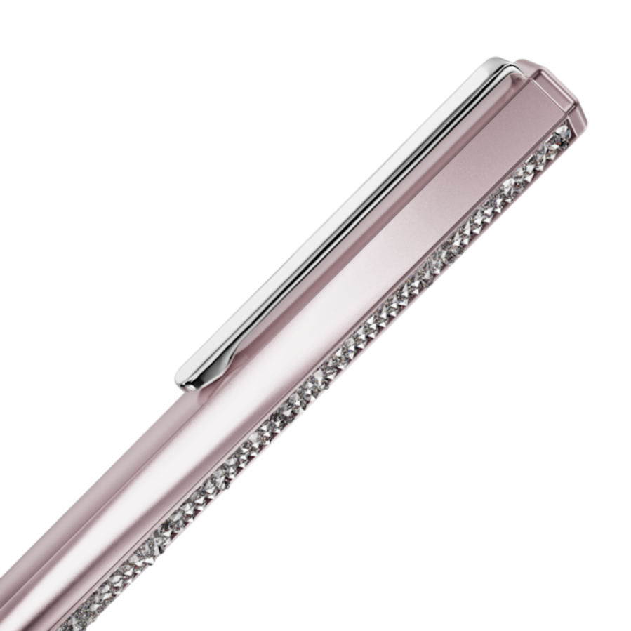 Resim Crystal Shimmer Tükenmez Kalem, Pembe lakeli, krom kaplama