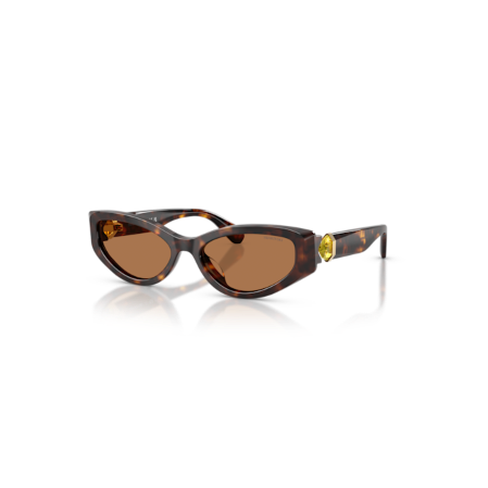 Resim Güneş Gözlüleri, Kedi gözü şekli, SK6045, Kahverengi