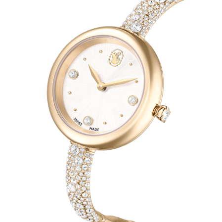 Resim Sublima bangle Saat, İsviçre Üretimi, Metal bileklik, Altın Rengi, Şampanya altın rengi yüzey