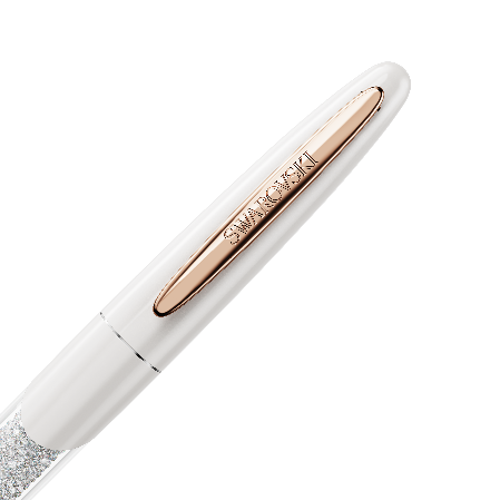 Resim Crystalline Nova Top Uçlu Kalem, Beyaz, Pembe altın rengi kaplama