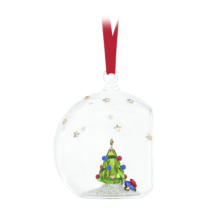 Resim Holiday Cheers Ağaç ve Hediyeler Top Süs