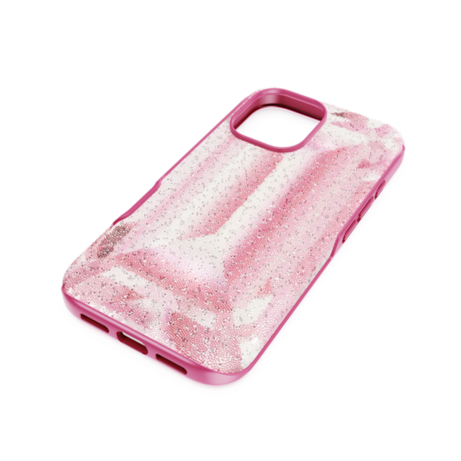 Resim High Akıllı Telefon Kılıfı, Kristal baskı motifi, iPhone® 16, Pembe