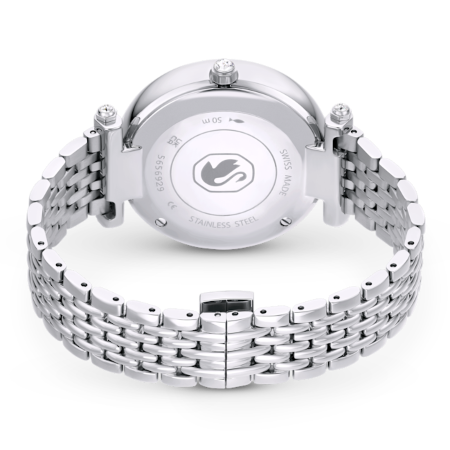 Resim Crystalline wonder Saat, İsviçre Üretimi, Metal bileklik, Gümüş Rengi, Paslanmaz çelik