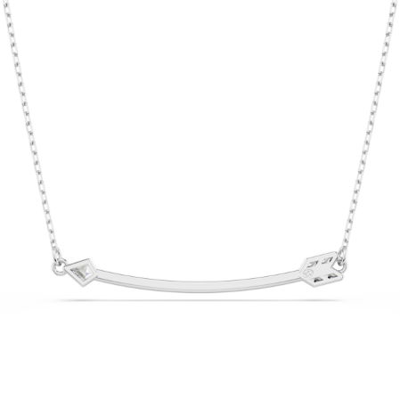 Resim Idyllia Kolye, Karışık kesimler, Ok, Beyaz, Rodyum kaplama