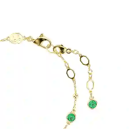 Resim Imber Bileklik, Yuvarlak kesim, Yeşil, Altın rengi kaplama