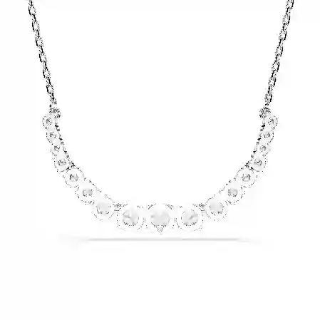 Resim Matrix Kolye, Yuvarlak kesimlerin renk geçişleri, Beyaz, Rodyum kaplama