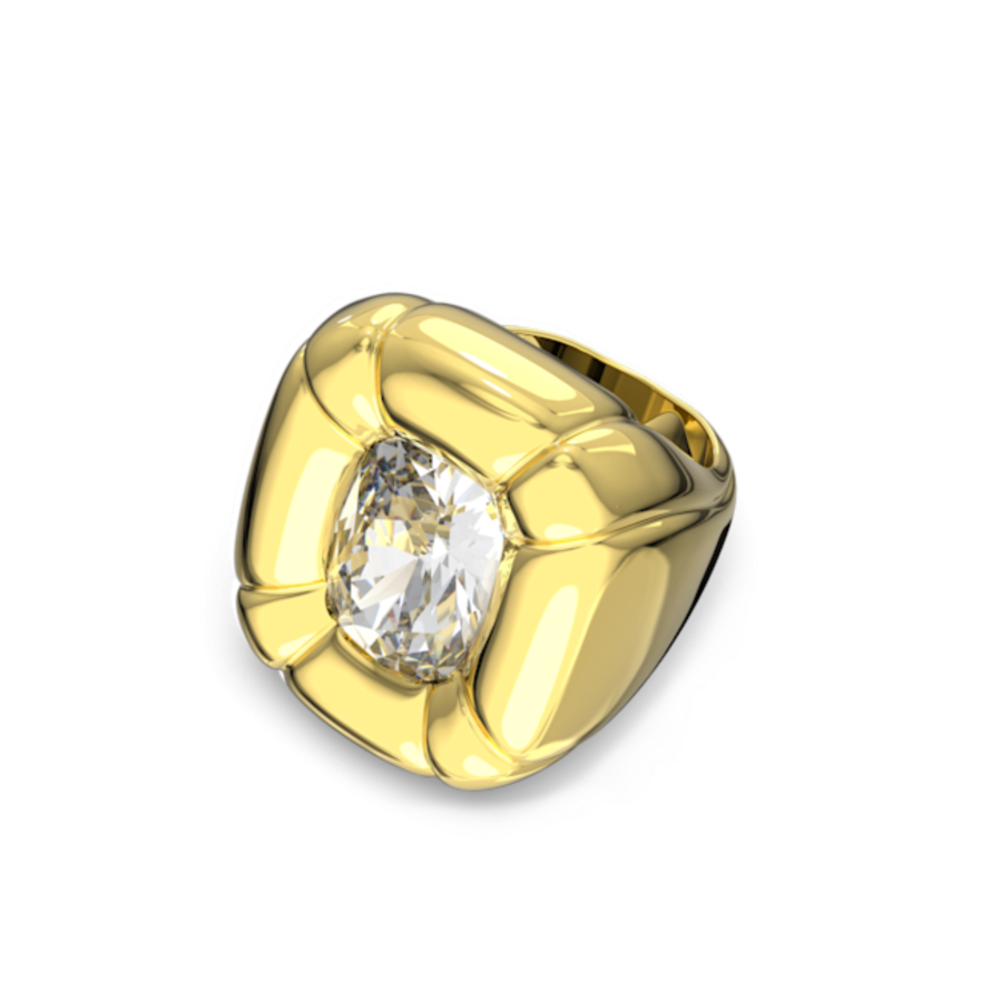 Resim Dulcis Kokteyl Yüzüğü, Yastık kesim, Altın Rengi, Altın rengi kaplama