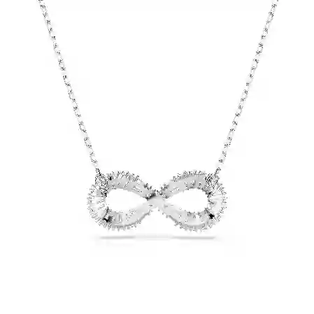 Resim Hyperbola Kolye, Infinity, Beyaz, Rodyum kaplama