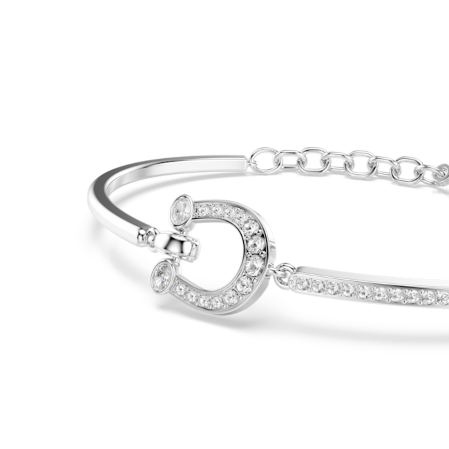 Resim Symbolica Bileklik, Pavé, At Nalı, Beyaz, Rodyum kaplama