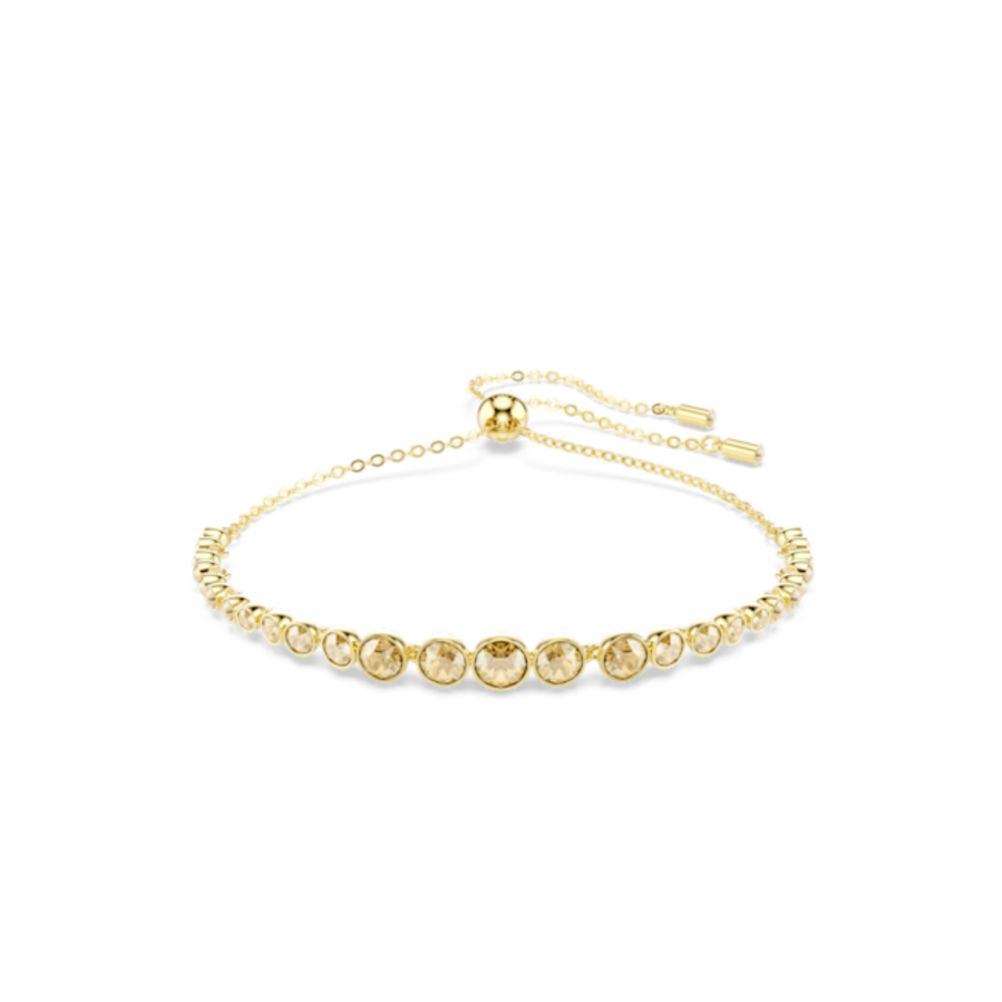 Resim Imber Emily Bileklik, Karışık yuvarlak kesimler, Altın Rengi, Altın rengi kaplama