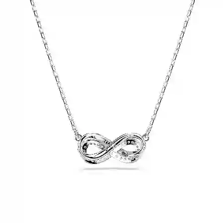 Resim Hyperbola Kolye, Pavé, Infinity, Beyaz, Rodyum kaplama