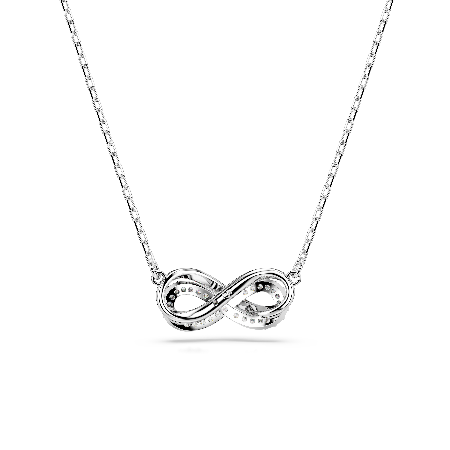 Resim Hyperbola Kolye, Pavé, Infinity, Beyaz, Rodyum kaplama