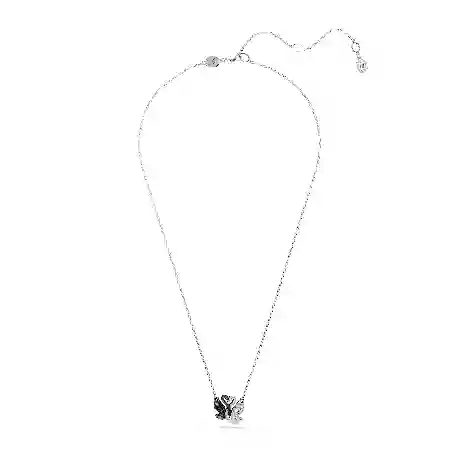 Resim Swan Kolye, Kuğu, Siyah, Karışık metal yüzey