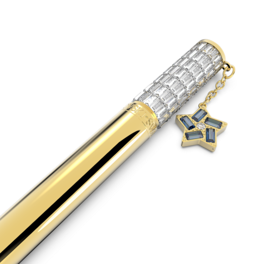 Resim Celebration 2022 Tükenmez Kalem, Yıldız, Beyaz, Altın rengi kaplama