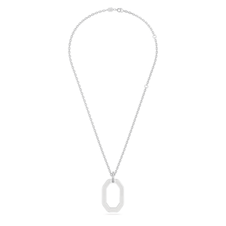 Resim Dextera Kolye, Sekizgen şekil, Orta, Beyaz, Rodyum kaplama