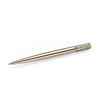 Resim Tükenmez Kalem, Sarı, Pembe altın rengi kaplama