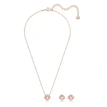 Resim Una Set, Karışık kesimler, Yonca, Pembe, Pembe altın rengi kaplama