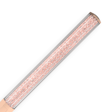 Resim Crystalline Tükenmez Kalem, Sekizgen şekil, Rose Altın tonu, Pembe altın rengi kaplama