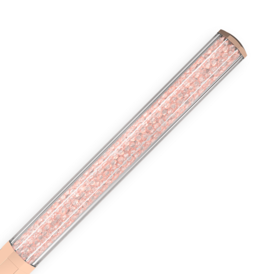 Resim Crystalline Tükenmez Kalem, Sekizgen şekil, Rose Altın tonu, Pembe altın rengi kaplama