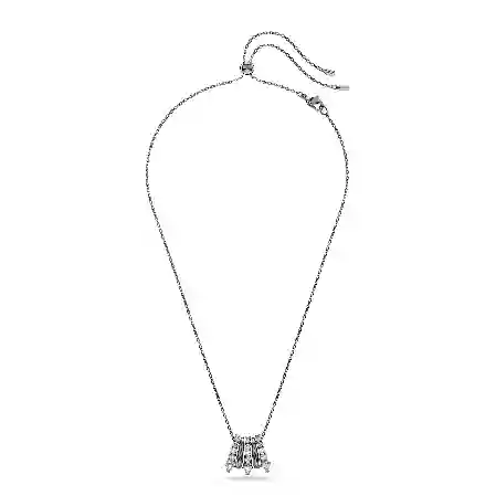 Resim Sublima Kolye, Beyaz, Rutenyum kaplama