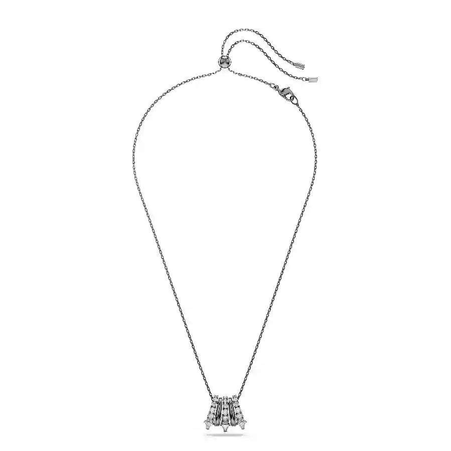 Resim Sublima Kolye, Beyaz, Rutenyum kaplama