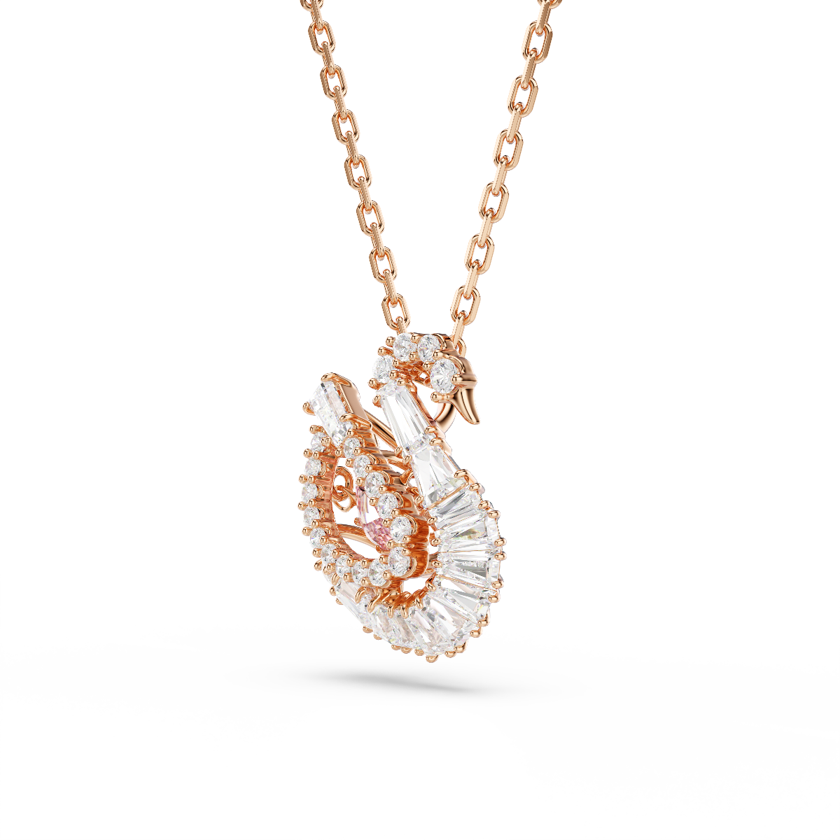 Resim Swan Kolye, Karışık kesimler, Kuğu, Pembe