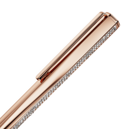 Resim Crystal Shimmer Tükenmez Kalem, Rose Altın tonu, Pembe altın rengi yüzey