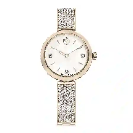 Resim Illumina Saat, İsviçre Üretimi, Metal bileklik, Altın Rengi, Şampanya altın rengi yüzey