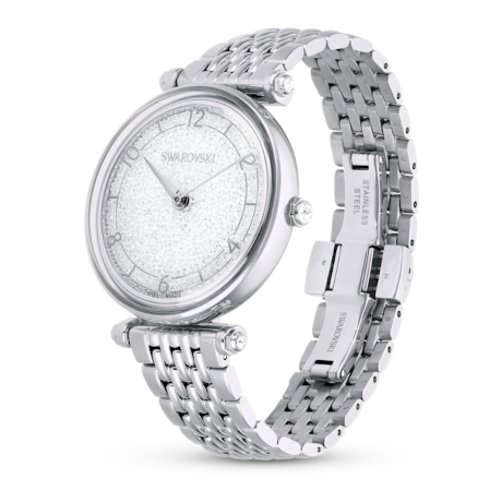 Resim Crystalline wonder Saat, İsviçre Üretimi, Metal bileklik, Gümüş Rengi, Paslanmaz çelik