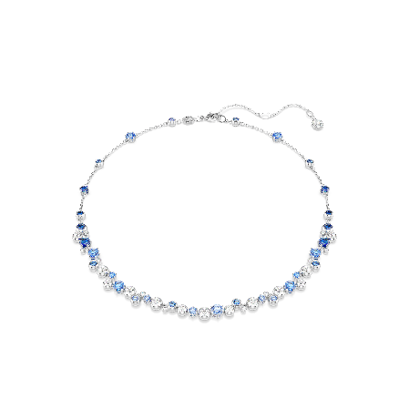 Resim Constella Kolye, Karışık kesimler, Mavi, Rodyum kaplama