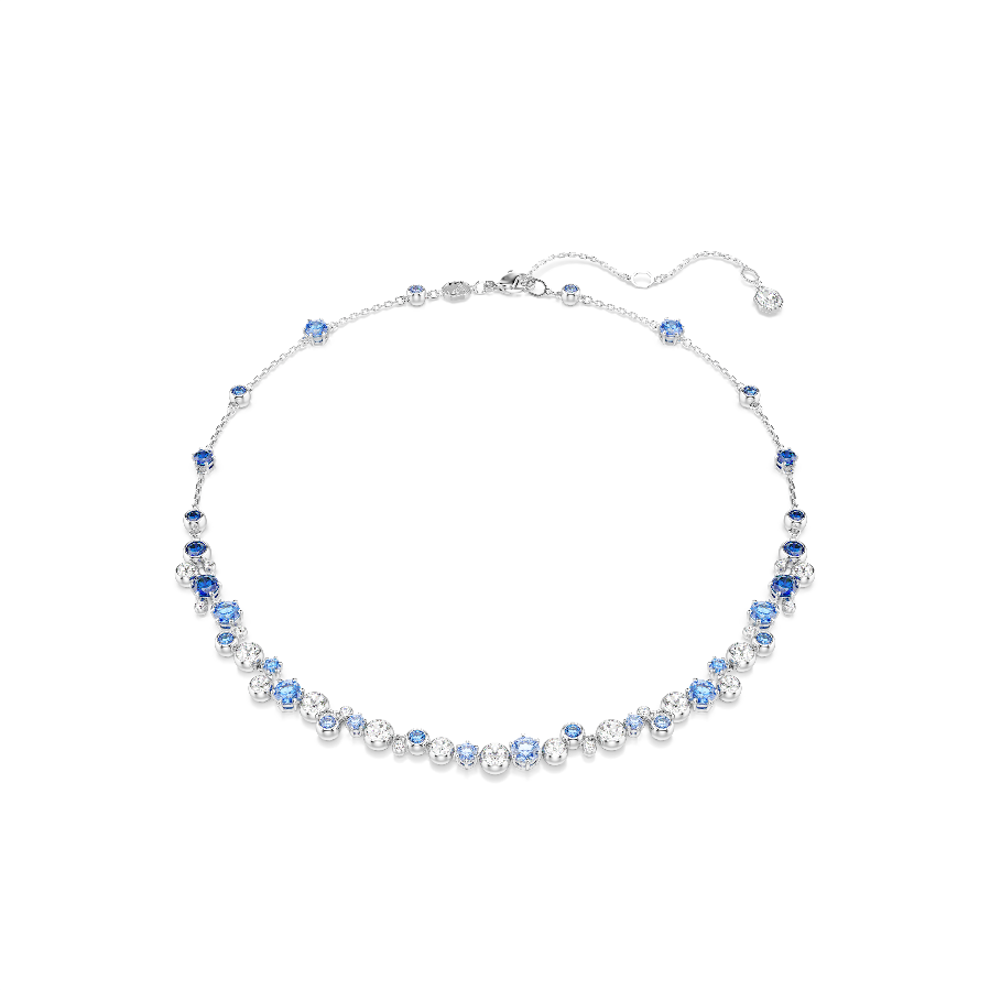 Resim Constella Kolye, Karışık kesimler, Mavi, Rodyum kaplama