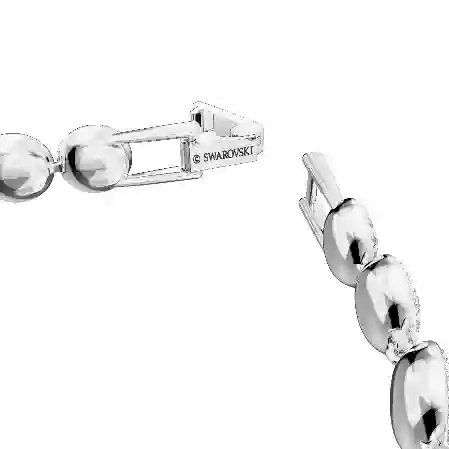 Resim Una Angelic Bileklik, Karışık yuvarlak kesimler, Beyaz, Rodyum kaplama