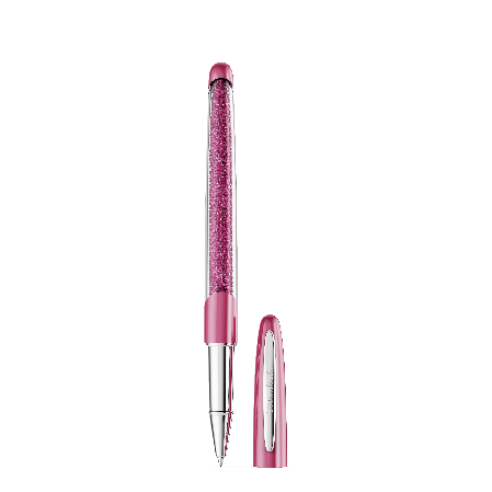 Resim Crystalline Nova Top Uçlu Kalem, Pembe, Krom Kaplama