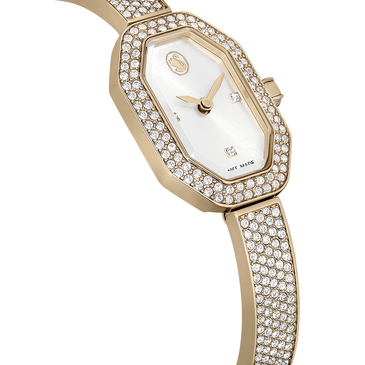 Resim Dextera Bangle Saat, İsviçre Üretimi, Metal bileklik, Altın Rengi, Şampanya altın rengi yüzey