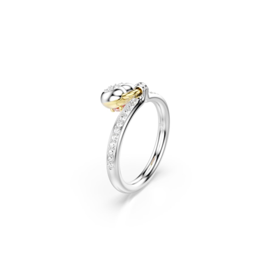 Resim Idyllia Motif Yüzük, Karışık kesimler, Kalp, Çok renkli, Karışık metal yüzey