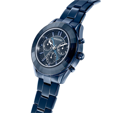 Resim Octea lux sport Saat, İsviçre Üretimi, Metal bileklik, Mavi, Mavi yüzey