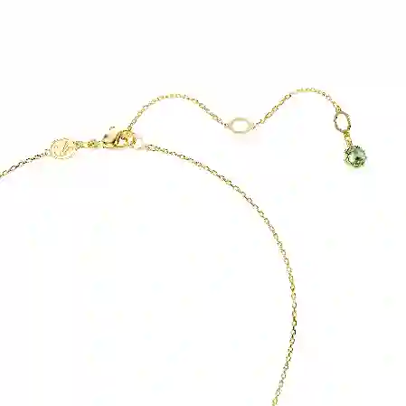 Resim Chroma Kolye, Yastık kesim, Çok renkli, Altın rengi kaplama