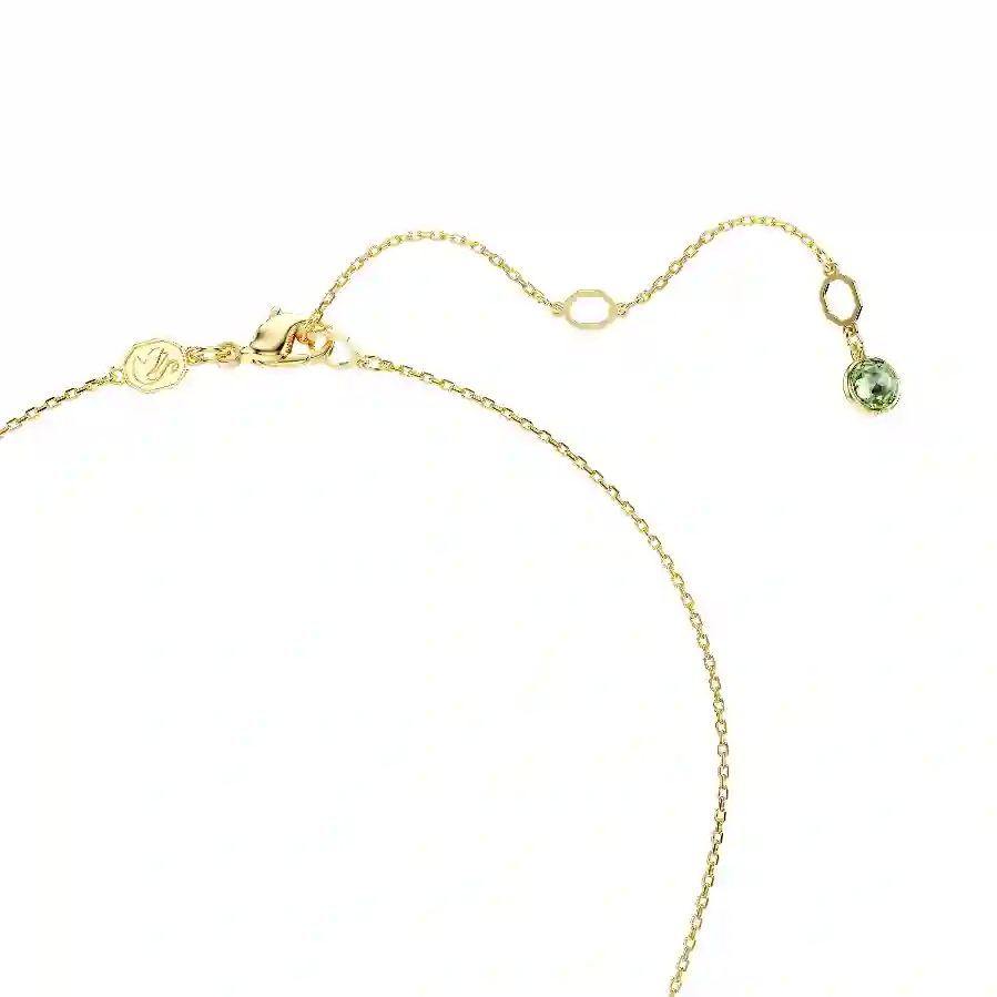 Resim Chroma Kolye, Yastık kesim, Çok renkli, Altın rengi kaplama