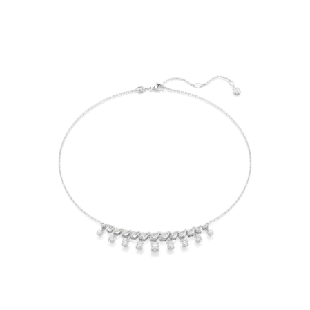 Resim Idyllia Kolye, Karışık kesimler, Kar tanesi, Beyaz, Rodyum kaplama