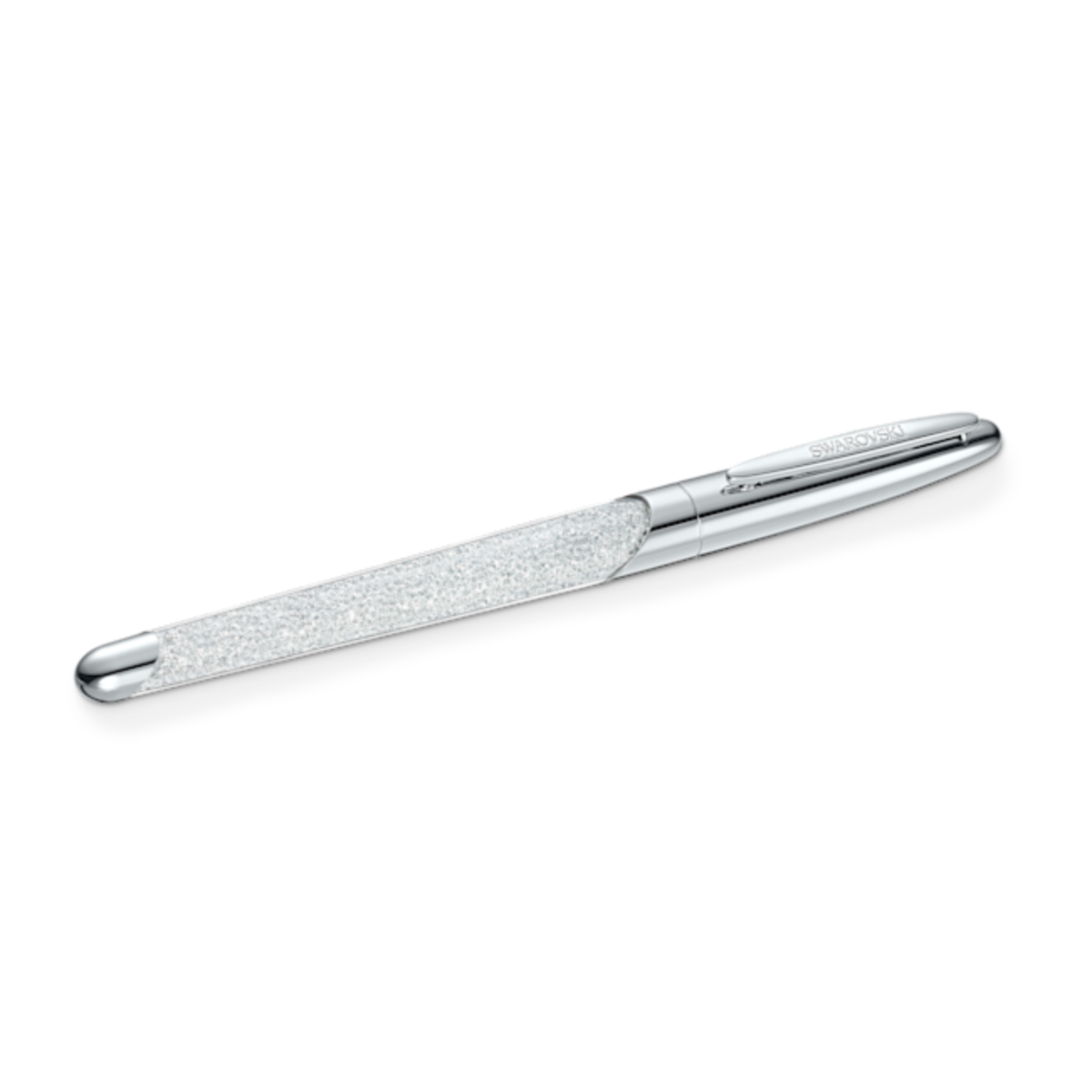 Resim Crystalline Top Uçlu Kalem, Gümüş Rengi, Krom Kaplama