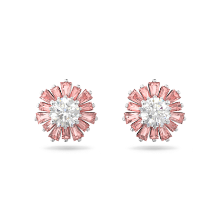 Resim Idyllia düğme Küpeler, Karışık kesimler, Güneş, Pembe, Rodyum kaplama