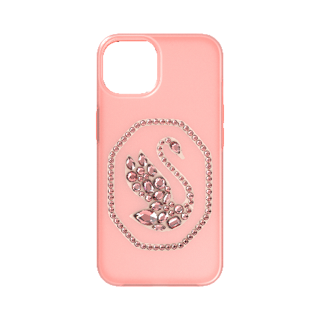 Resim Akıllı Telefon Kılıfı, Kuğu, iPhone® 13 Pro, Uçuk pembe