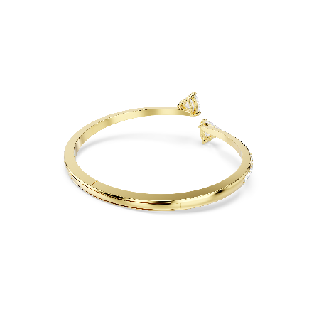 Resim Mesmera Attract Bileklik, Kalp, Beyaz, Altın rengi kaplama