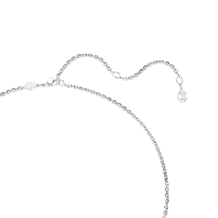 Resim Millenia Kolye, Sekizgen kesim, Beyaz, Rodyum kaplama